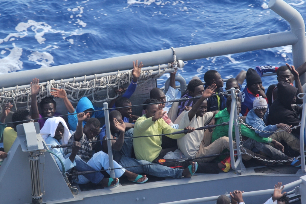 Migranti soccorsi nel Mediterraneo